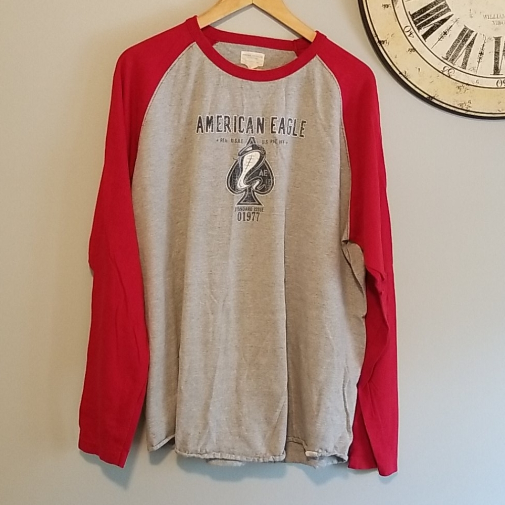 Sale-American Eagle Baseball style Tee XL